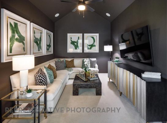 Interior, Living room, Recessed Lighting