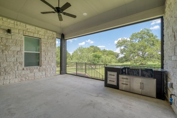 Interior, Recessed Lighting, Stone Walls, Sun Room