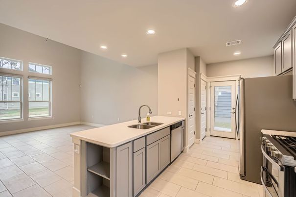 Interior, Kitchen, Recessed Lighting, Stainless Steel Appliances