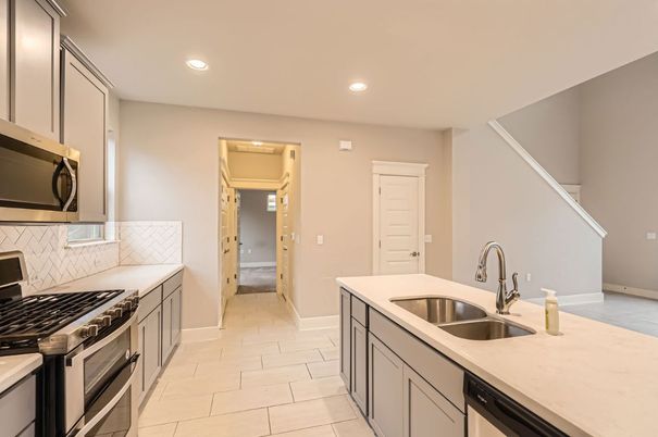 Interior, Kitchen, Recessed Lighting, Stainless Steel Appliances