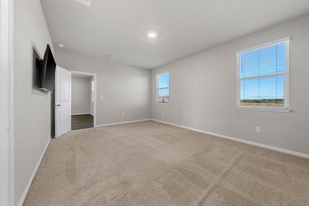 Empty room, Interior, Recessed Lighting