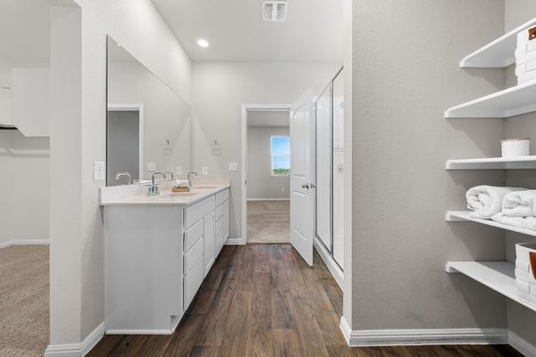 Interior, Recessed Lighting, Walk-in Closets, Wood Texture Flooring