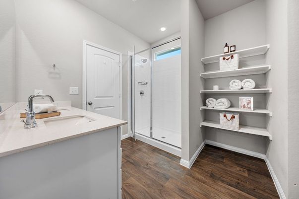 Interior, Recessed Lighting, Wood Texture Flooring
