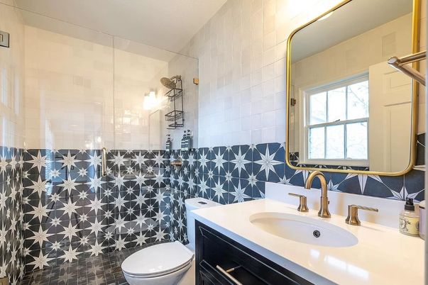 Bathroom, Glass Shower, Interior