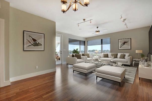 Chandelier, Interior, Living room, Wood Texture Flooring