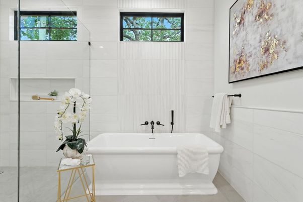 Bathroom, Glass Shower, Interior