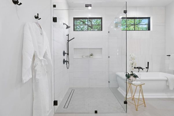 Bathroom, Glass Shower, Interior