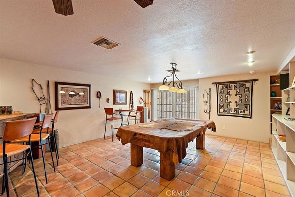 Billiard Table, Game Room, Interior, Pendant Lights