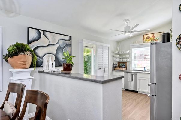 Interior, Kitchen, Wood Texture Flooring