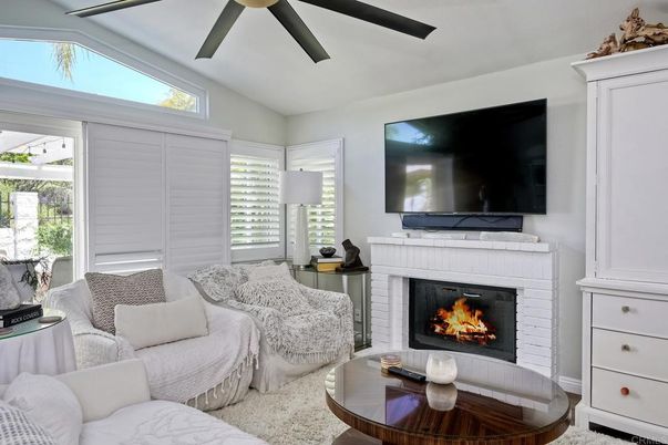 Fireplace, Interior, Living room