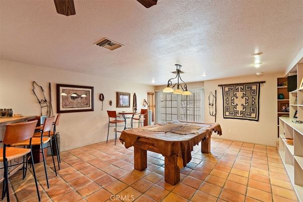 Billiard Table, Game Room, Interior, Pendant Lights