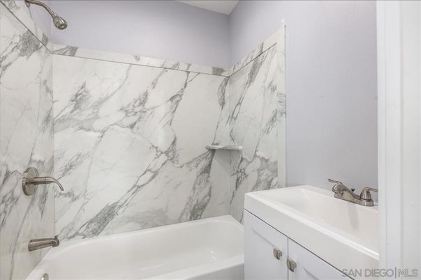 Bathroom, Interior, Marble Walls