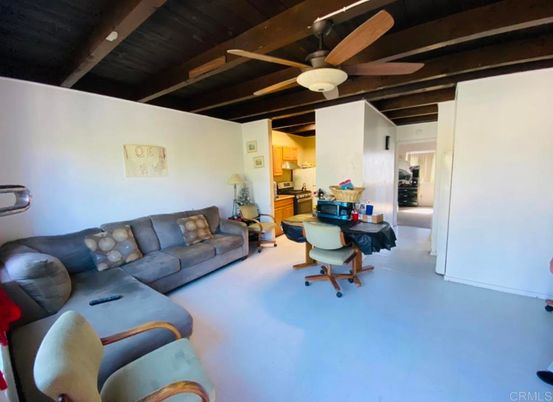 Interior, Living room, Wooden Beams
