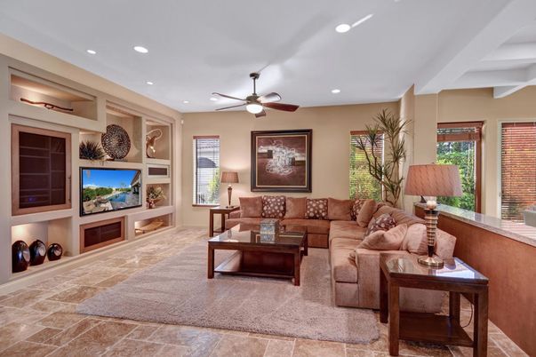 Interior, Living room, Recessed Lighting