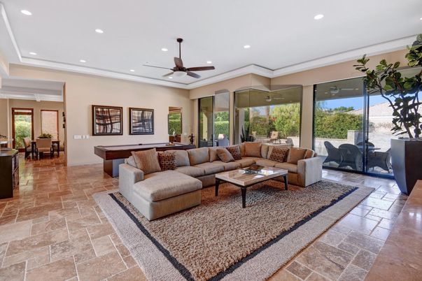 Billiard Table, Game Room, Interior, Living room, Recessed Lighting