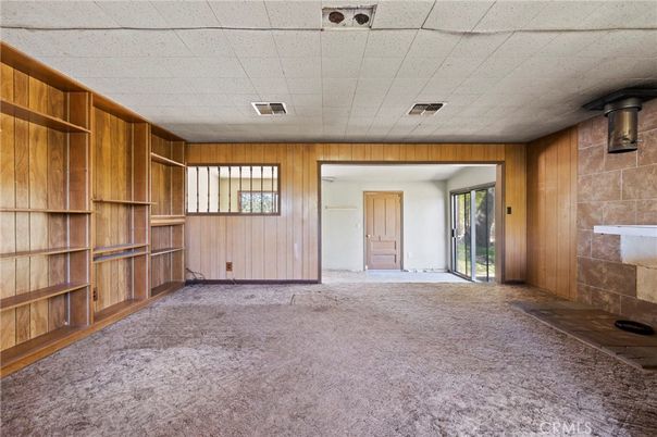 Empty room, Interior, Wooden Walls
