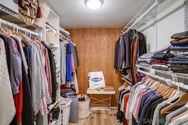 Interior, Walk-in Closets, Wood Texture Flooring, Wooden Walls