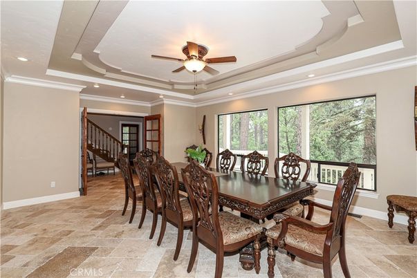 Dining room, Interior, Recessed Lighting