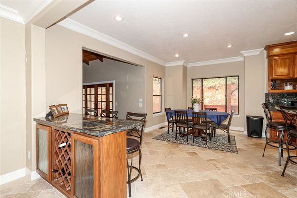 Dining room, Interior, Recessed Lighting