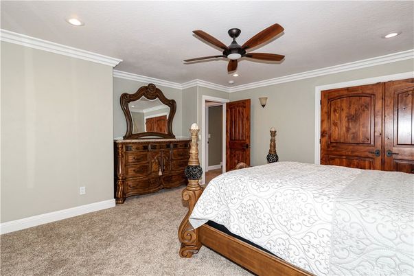 Bedroom, Interior, Recessed Lighting