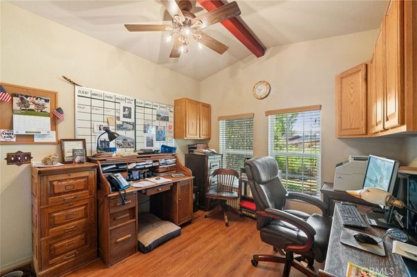 Home Office, Interior, Wooden Beams, Wood Texture Flooring