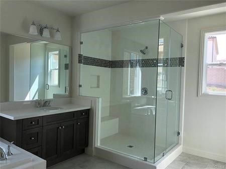 Bathroom, Glass Shower, Interior
