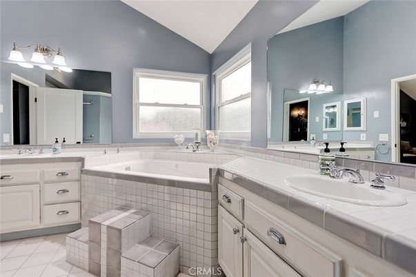 Bathroom, Dual Sink Vanities, Interior, Tile Countertops