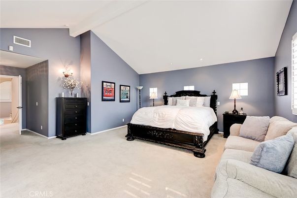 Bedroom, Interior, Recessed Lighting