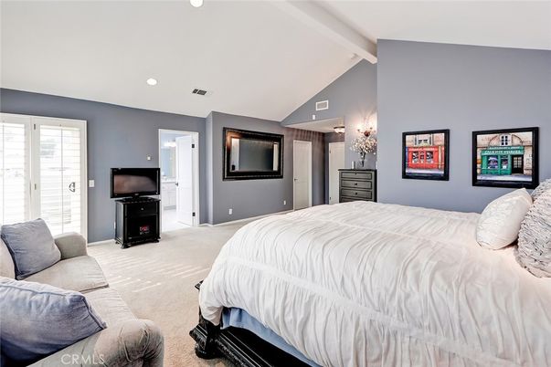 Bedroom, Interior, Recessed Lighting
