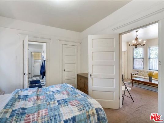 Bedroom, Chandelier, Interior