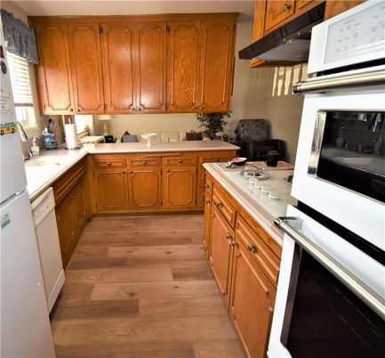 Interior, Kitchen, Wood Texture Flooring