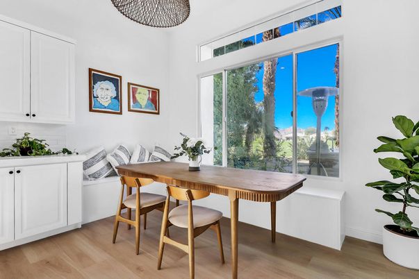 Dining room, Interior, Wood Texture Flooring