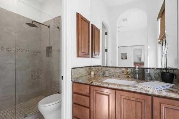 Bathroom, Glass Shower, Interior