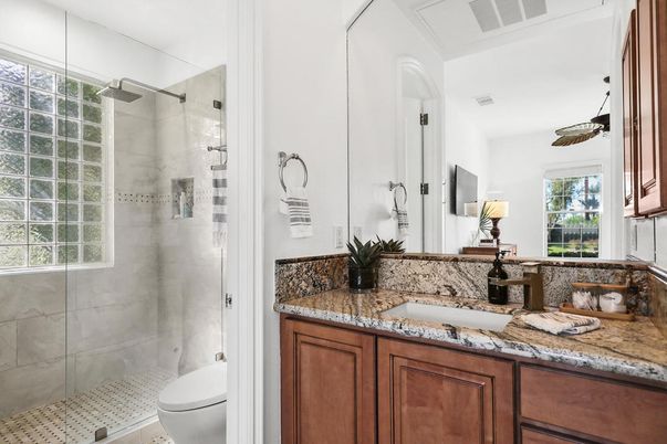 Bathroom, Glass Shower, Interior