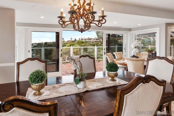 Chandelier, Dining room, Interior, Recessed Lighting, Sun Room