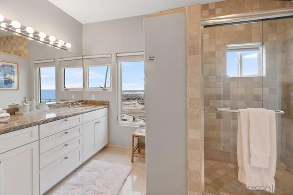 Bathroom, Dual Sink Vanities, Glass Shower, Interior, Water