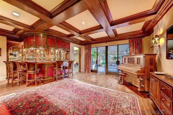 Interior, Piano, Recessed Lighting, Wooden Beams, Wood Texture Flooring