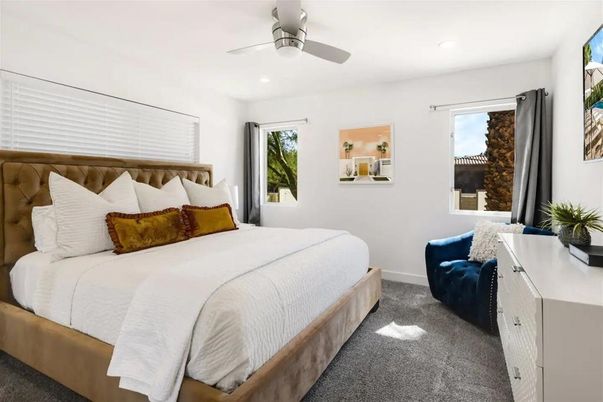 Bedroom, Interior, Recessed Lighting