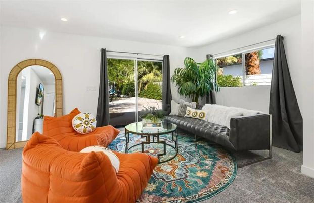 Interior, Living room, Recessed Lighting