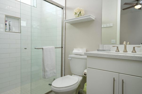 Bathroom, Glass Shower, Interior