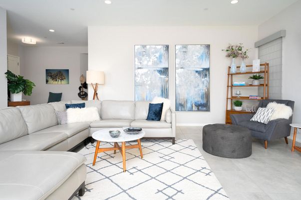 Interior, Living room, Recessed Lighting
