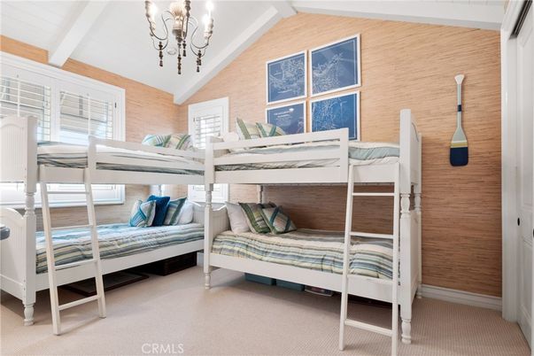 Bedroom, Chandelier, Interior