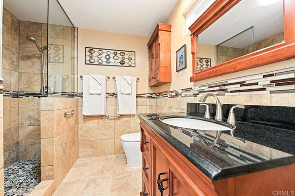 Bathroom, Dual Sink Vanities, Glass Shower, Interior
