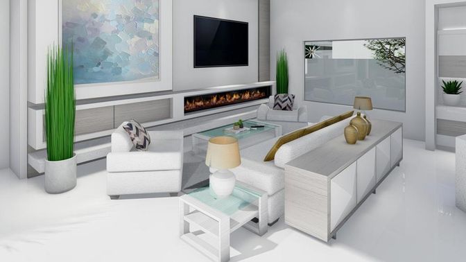 Fireplace, Interior, Living room