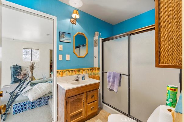 Bathroom, Bedroom, Glass Shower, Interior