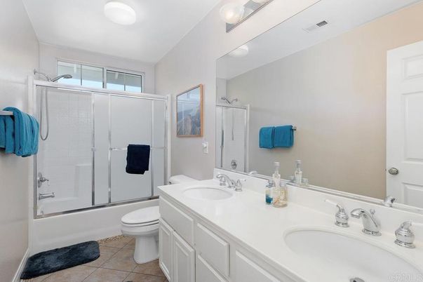 Bathroom, Dual Sink Vanities, Glass Shower, Interior