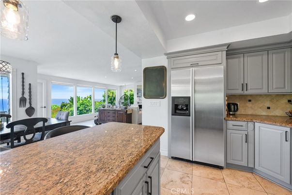 Interior, Kitchen, Pendant Lights, Recessed Lighting, Stainless Steel Appliances, Water