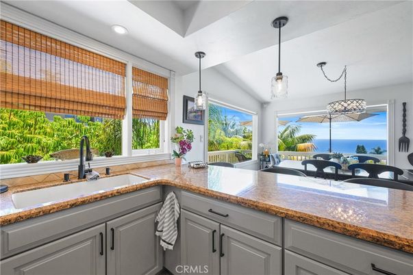 Interior, Kitchen, Pendant Lights, Recessed Lighting, Water