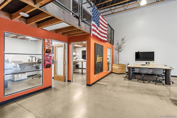 Home Office, Interior, Wooden Beams