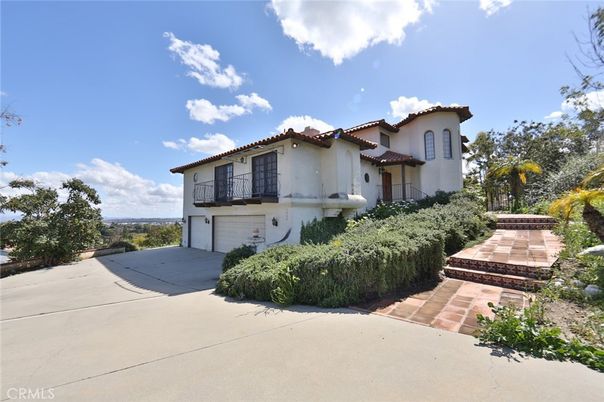 Attached, Exterior, Facade, Spanish Mediterranean